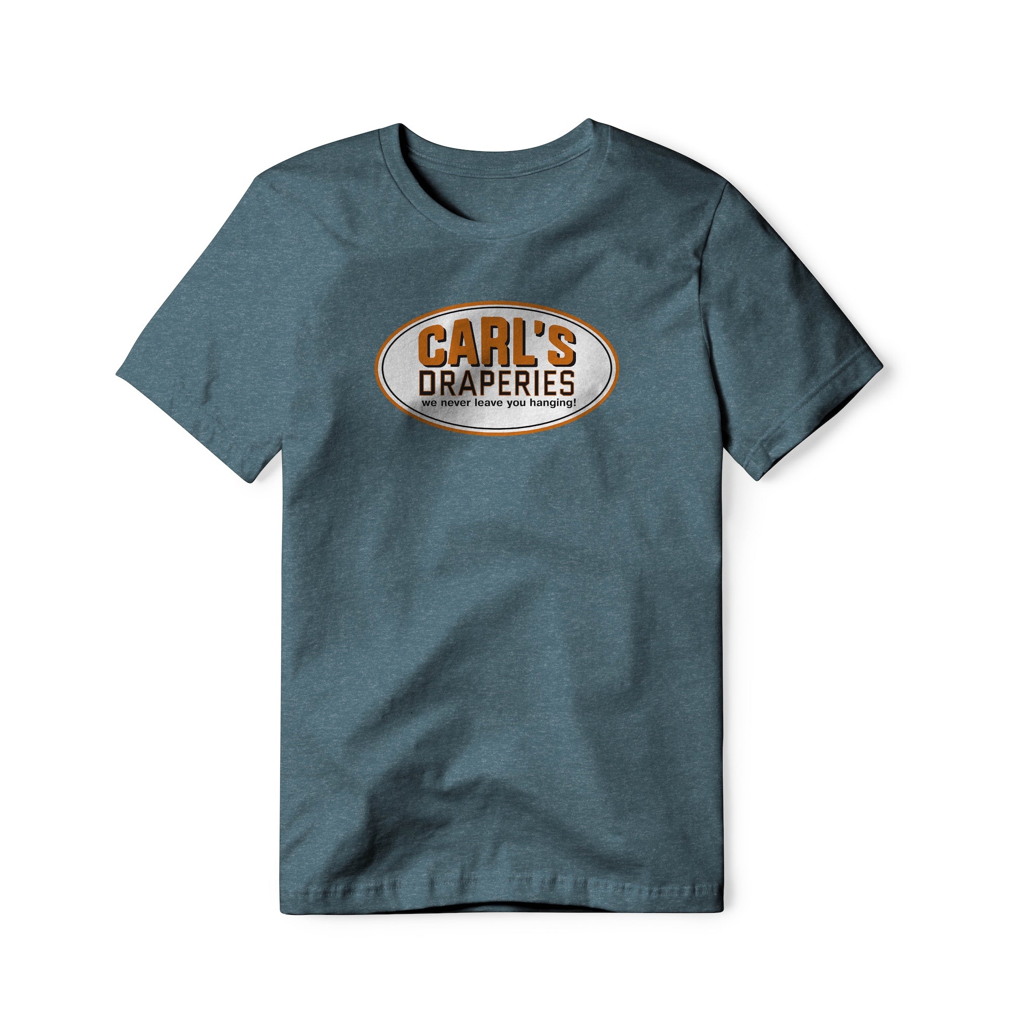 Carl's Draperies Logo : Terminator Movie, Cotton/Poly Blend Tee