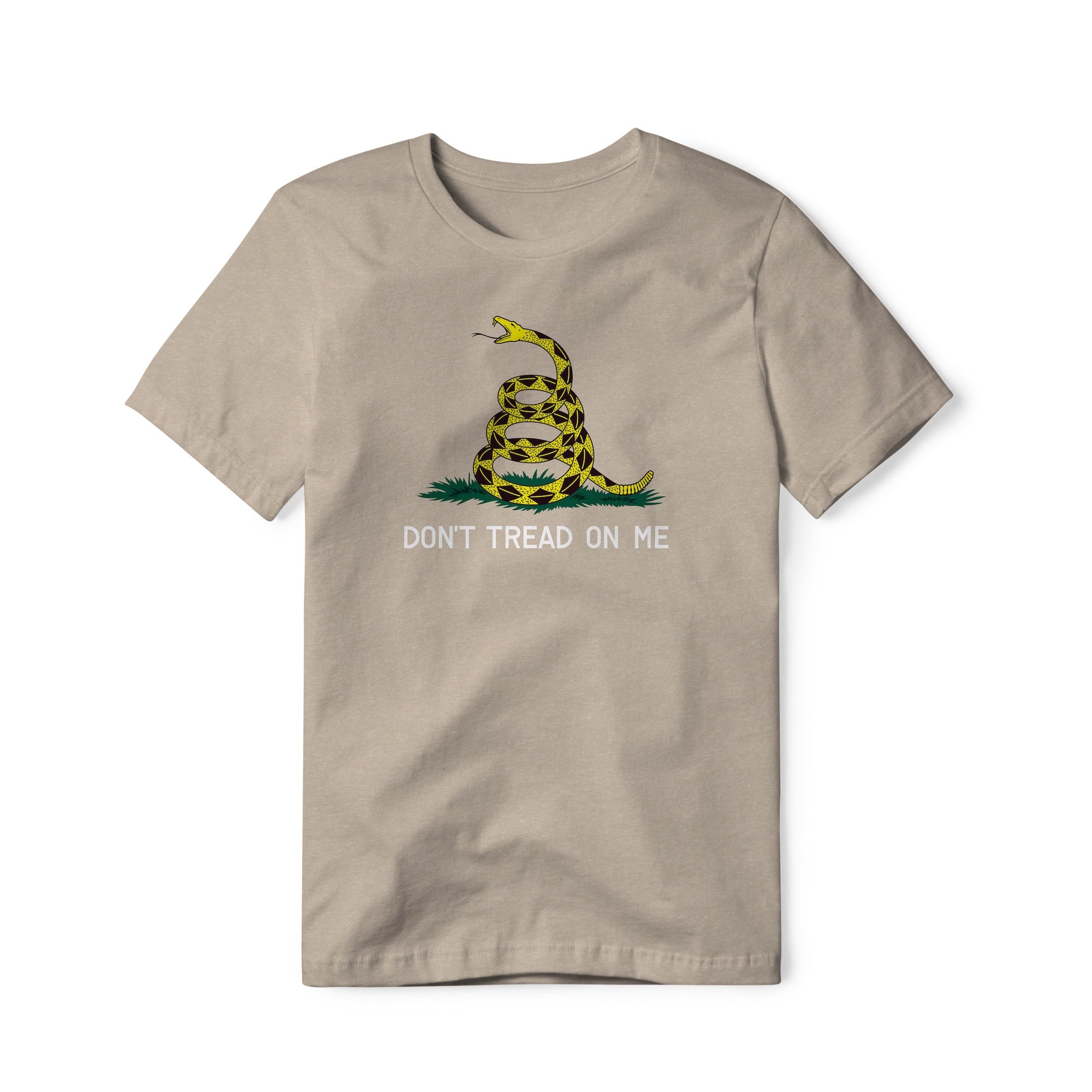 Don't Tread On Me : Gadsden (Snake), Cotton/Poly Blend Tee
