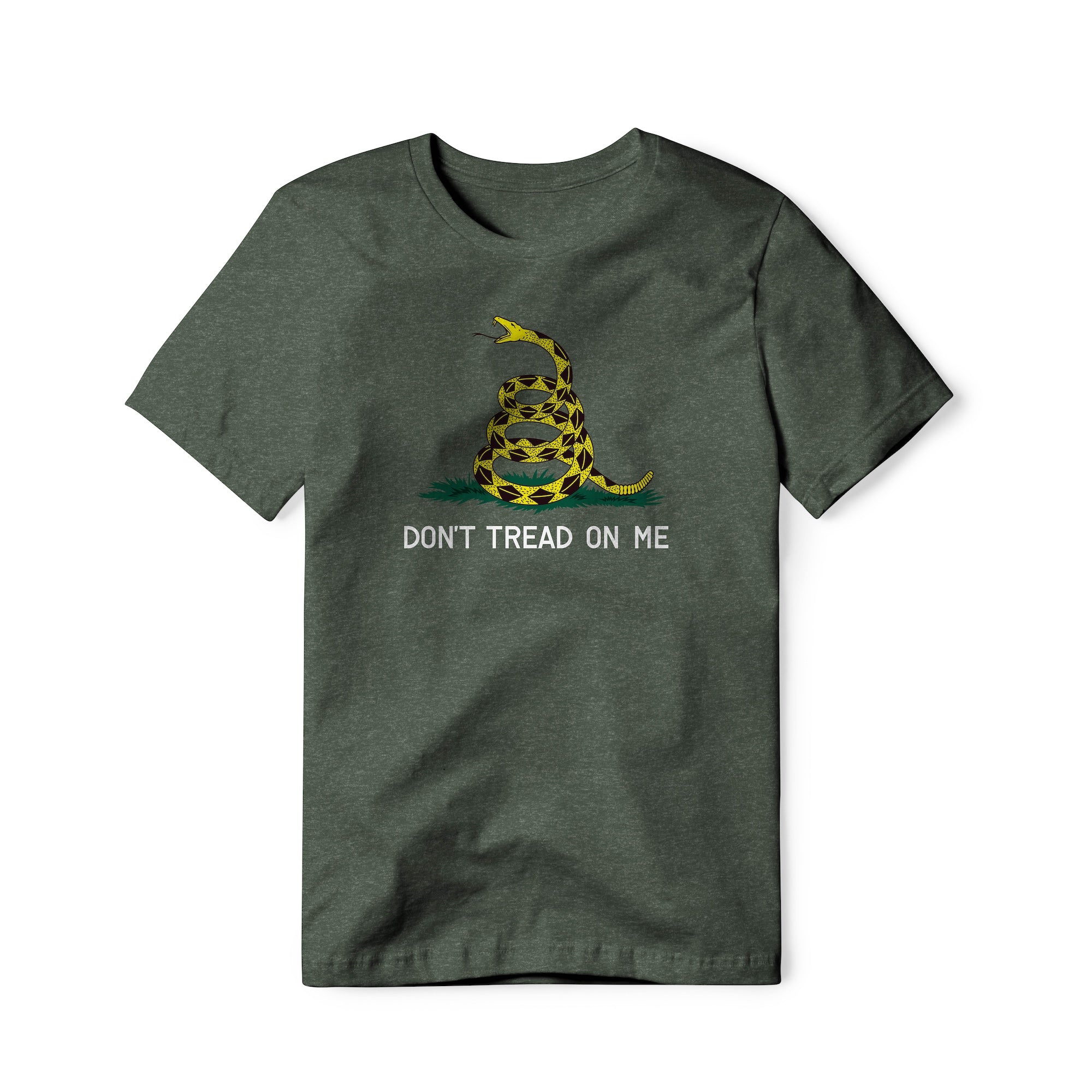 Don't Tread On Me : Gadsden (Snake), Cotton/Poly Blend Tee