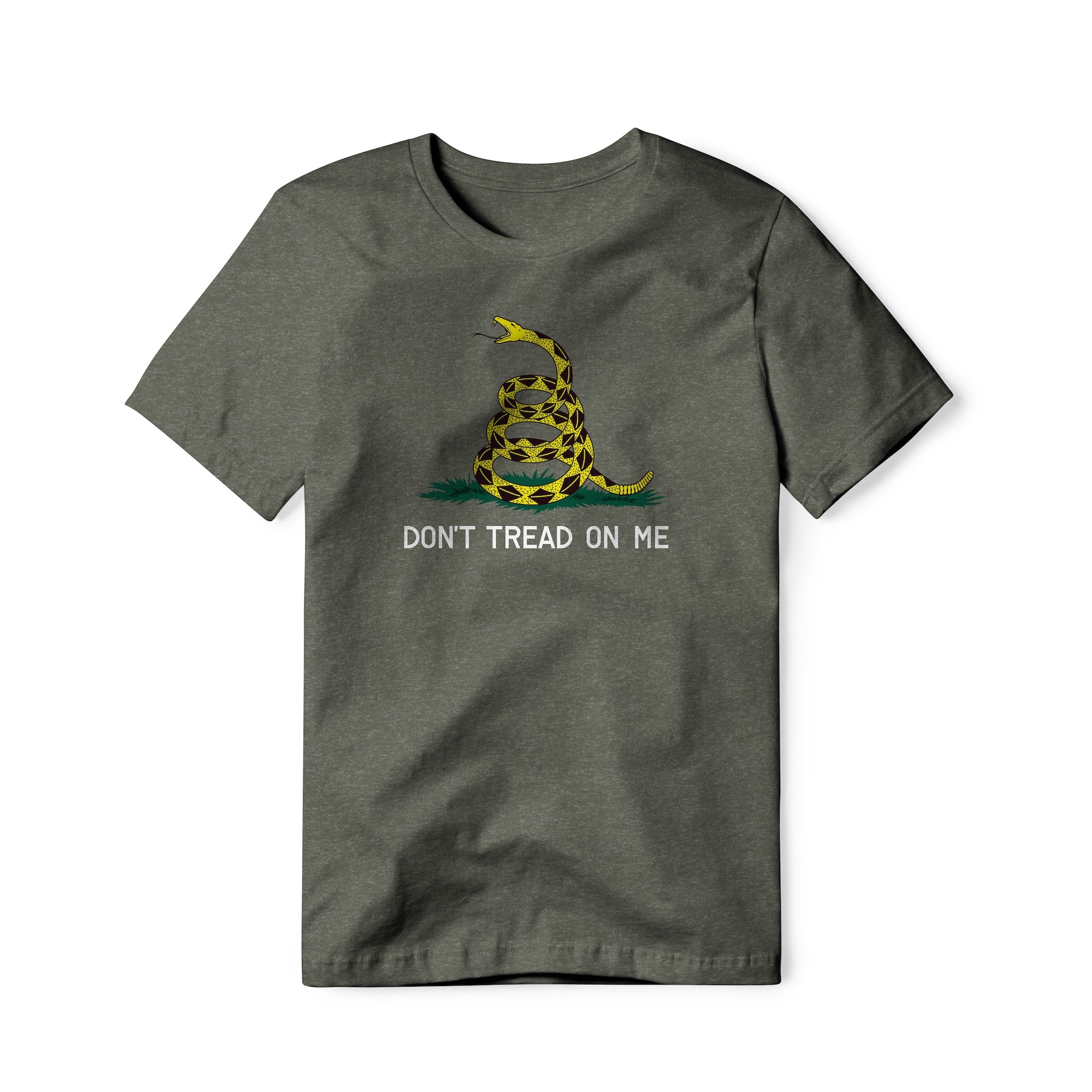 Don't Tread On Me : Gadsden (Snake), Cotton/Poly Blend Tee