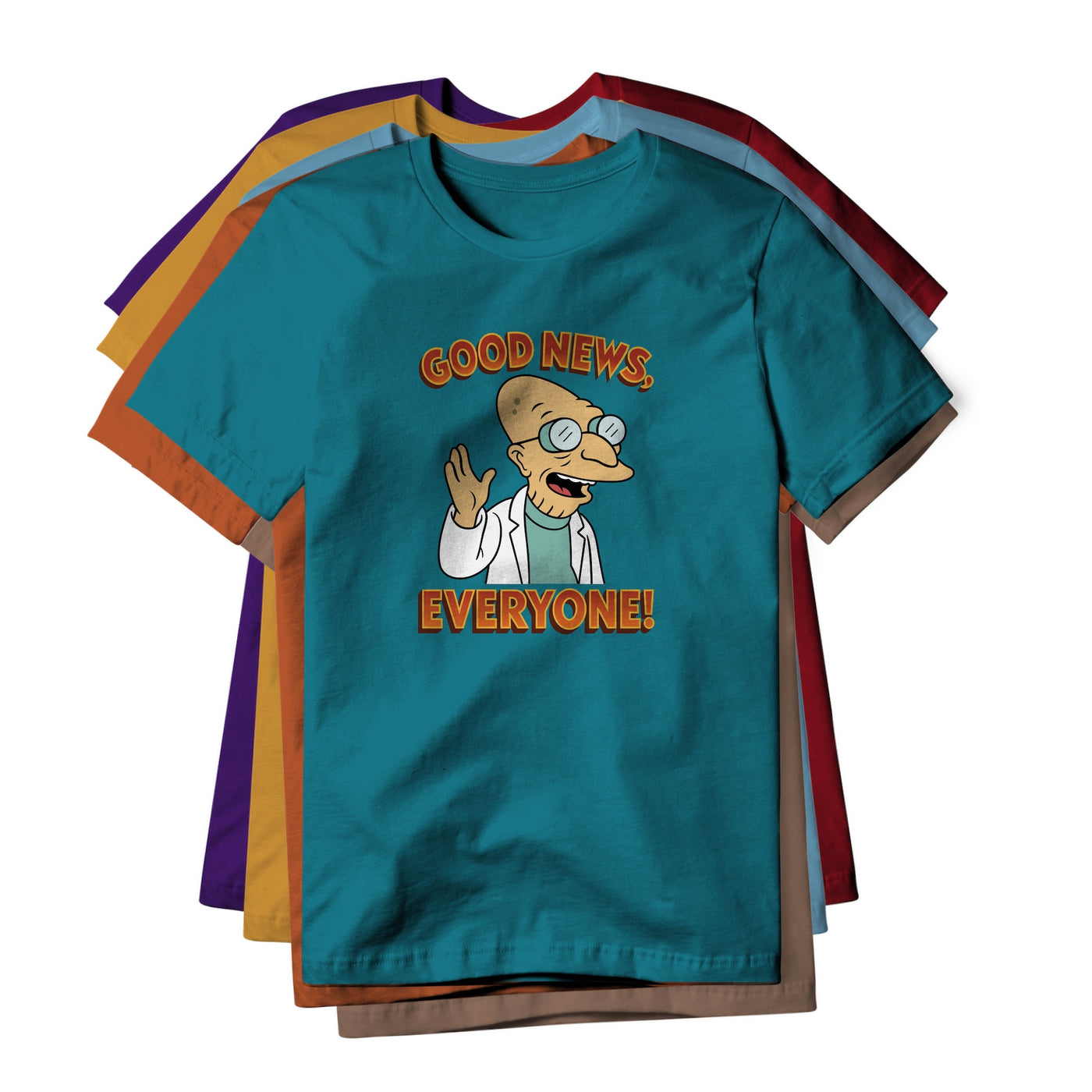 Good News Everyone : Futurama Show, Classic Cotton Tee
