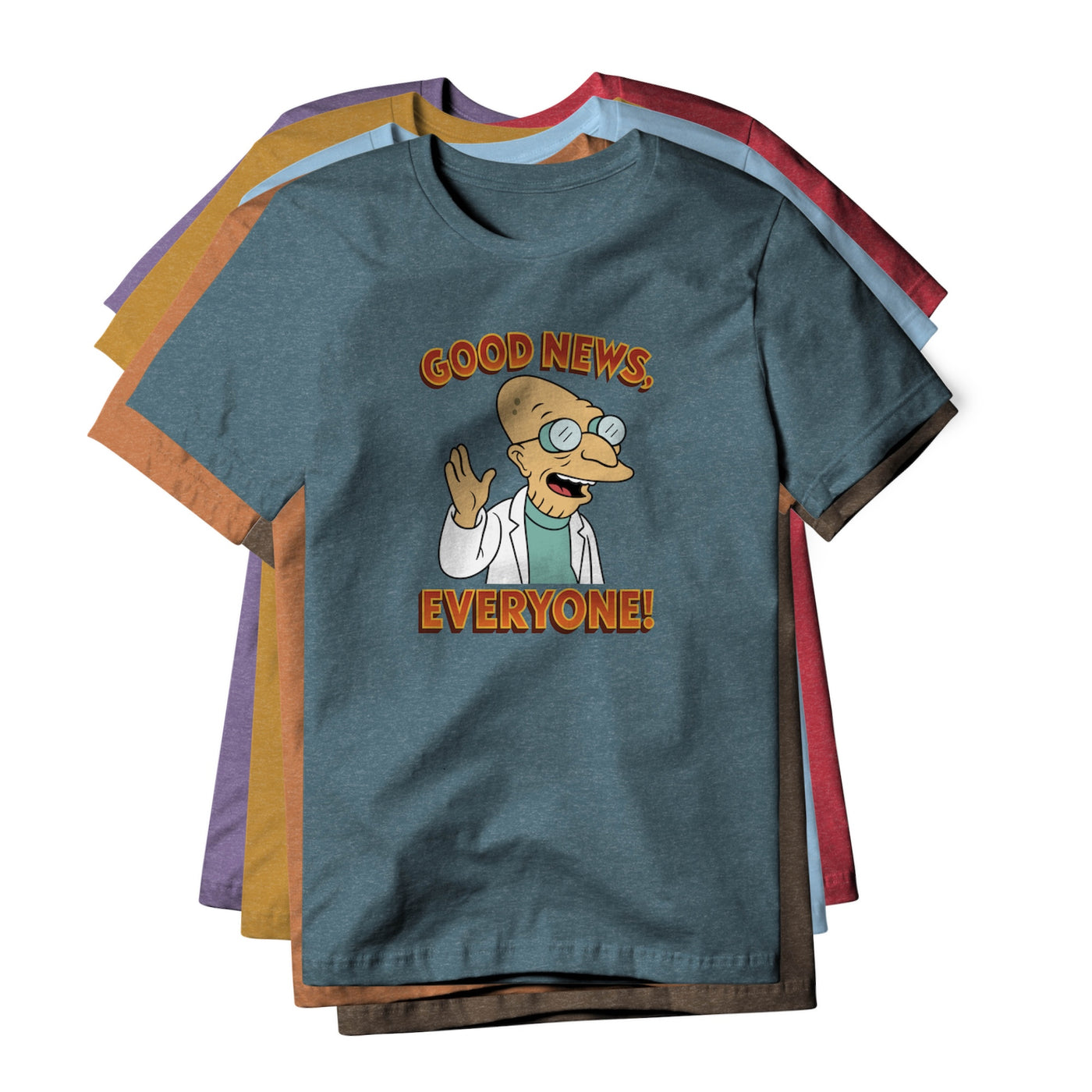 Good News Everyone : Futurama Show, Cotton/Poly Blend Tee