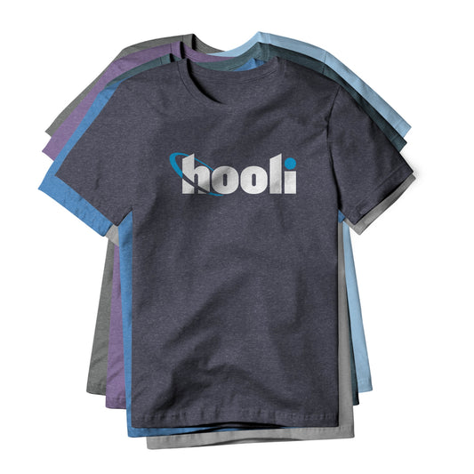 Hooli Logo : Silicon Valley Show, Cotton/Poly Blend Tee