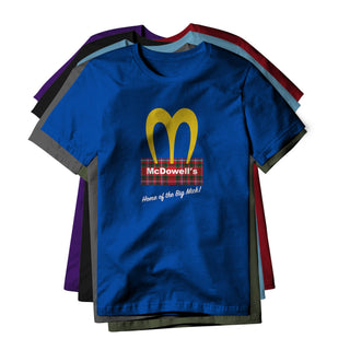 McDowell's Logo (Plaid) : Coming To America Movie, Classic Cotton Tee