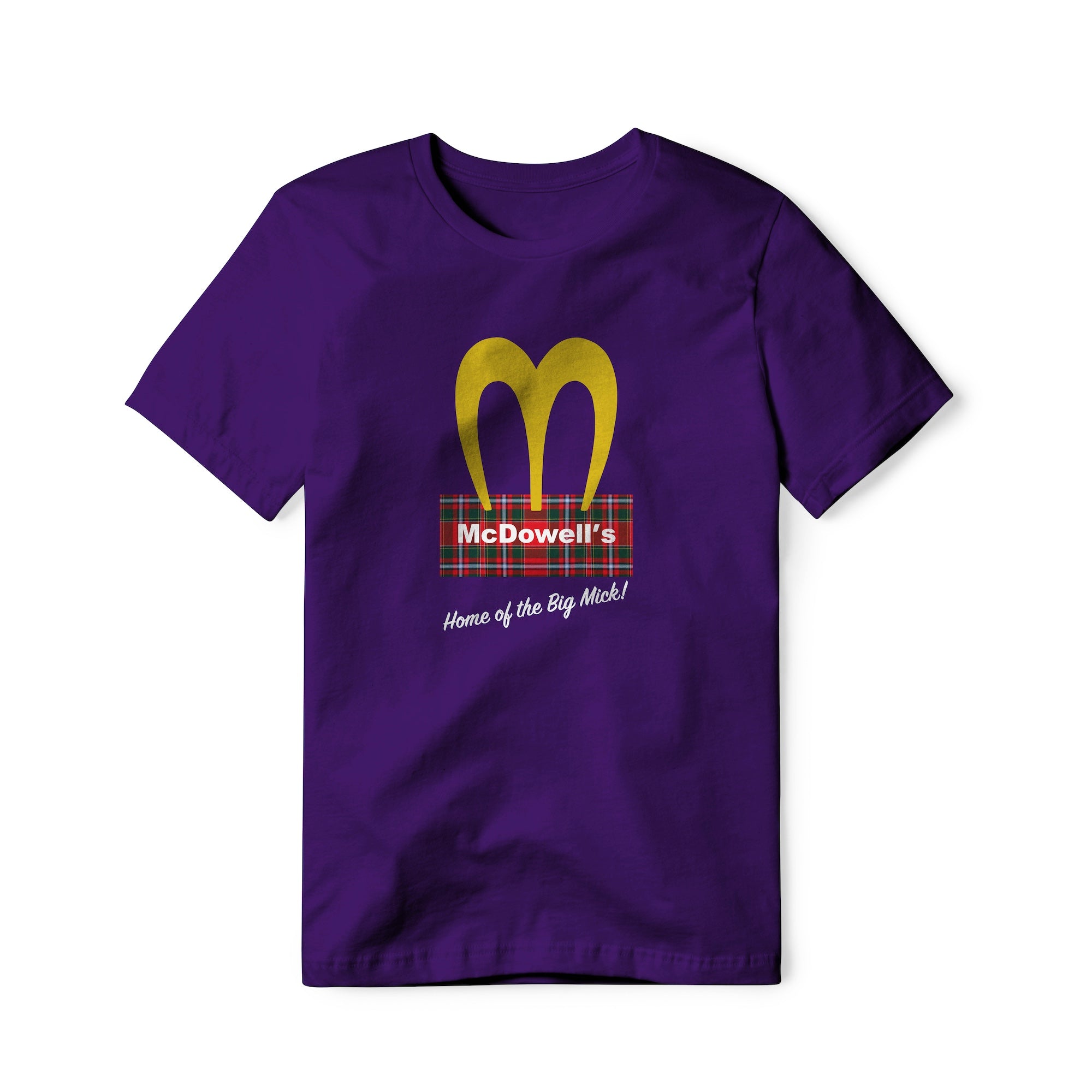 McDowell's Logo (Plaid) : Coming To America Movie, Classic Cotton Tee