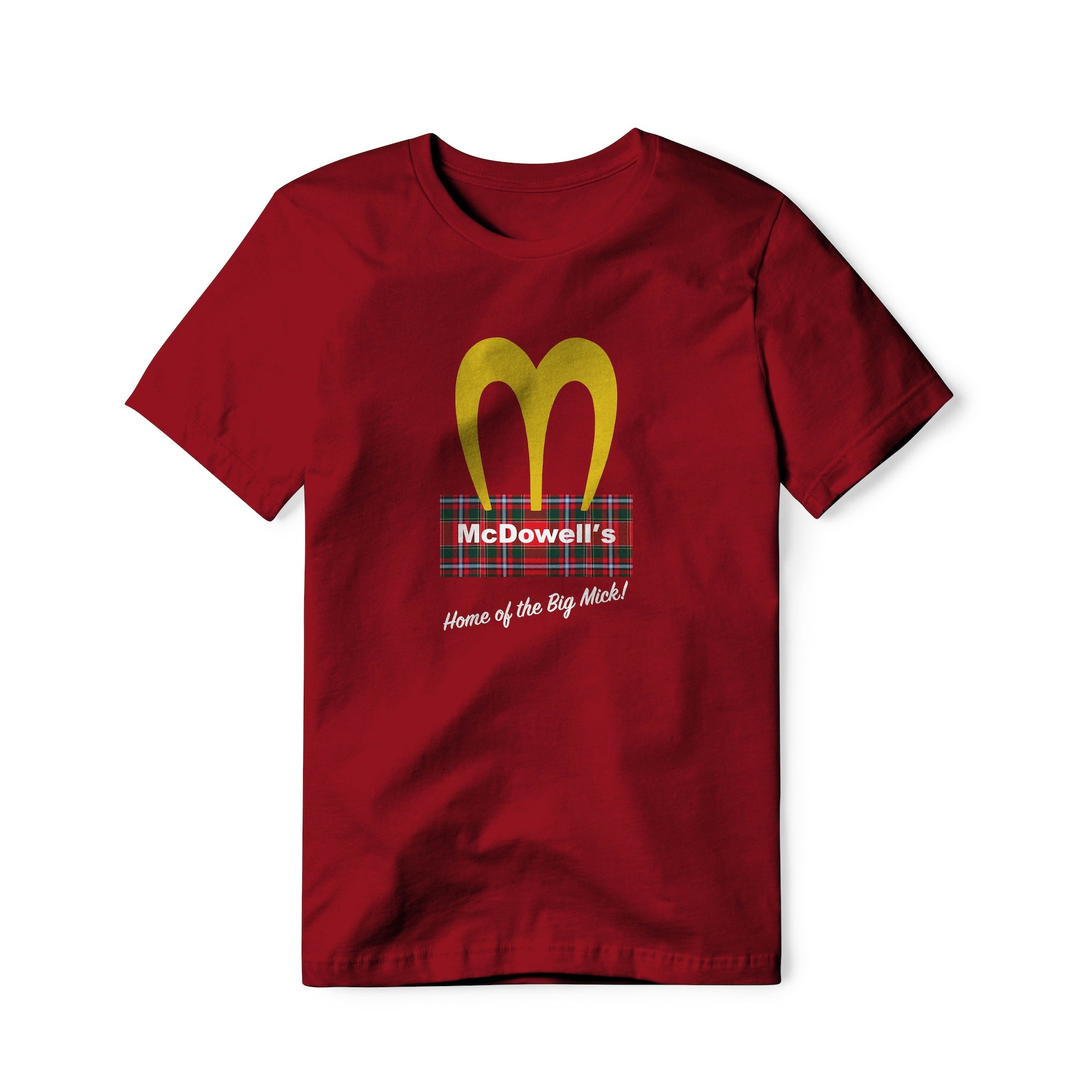 McDowell's Logo (Plaid) : Coming To America Movie, Classic Cotton Tee