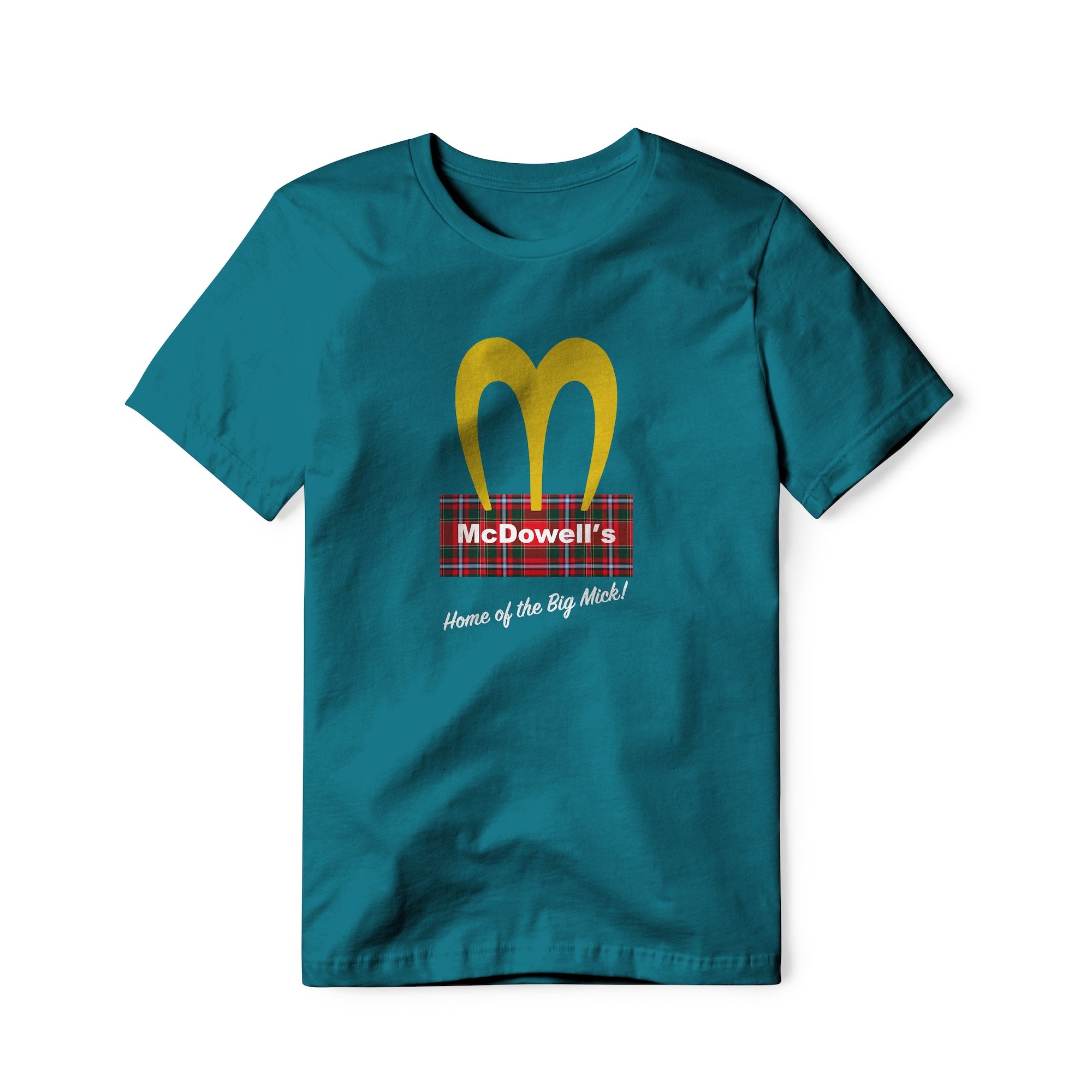 McDowell's Logo (Plaid) : Coming To America Movie, Classic Cotton Tee