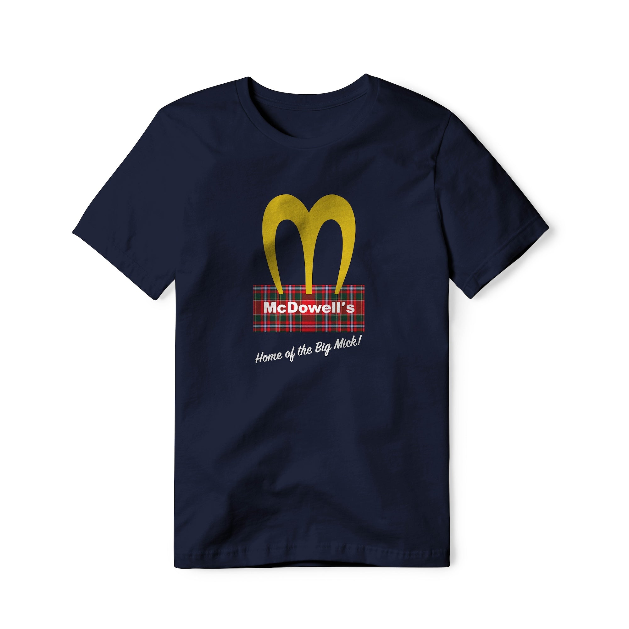 McDowell's Logo (Plaid) : Coming To America Movie, Classic Cotton Tee