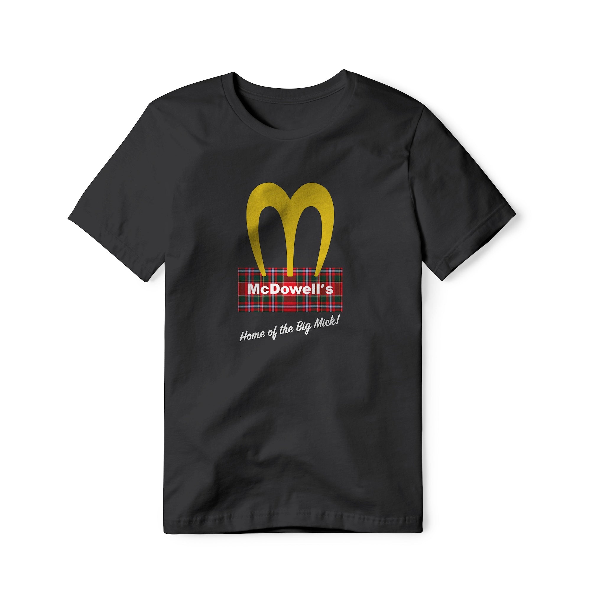 McDowell's Logo (Plaid) : Coming To America Movie, Classic Cotton Tee