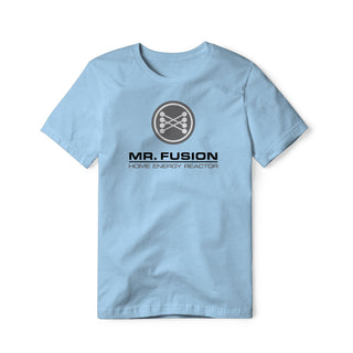 Mr. Fusion Logo : Back To The Future Movie, Cotton/Poly Blend Tee
