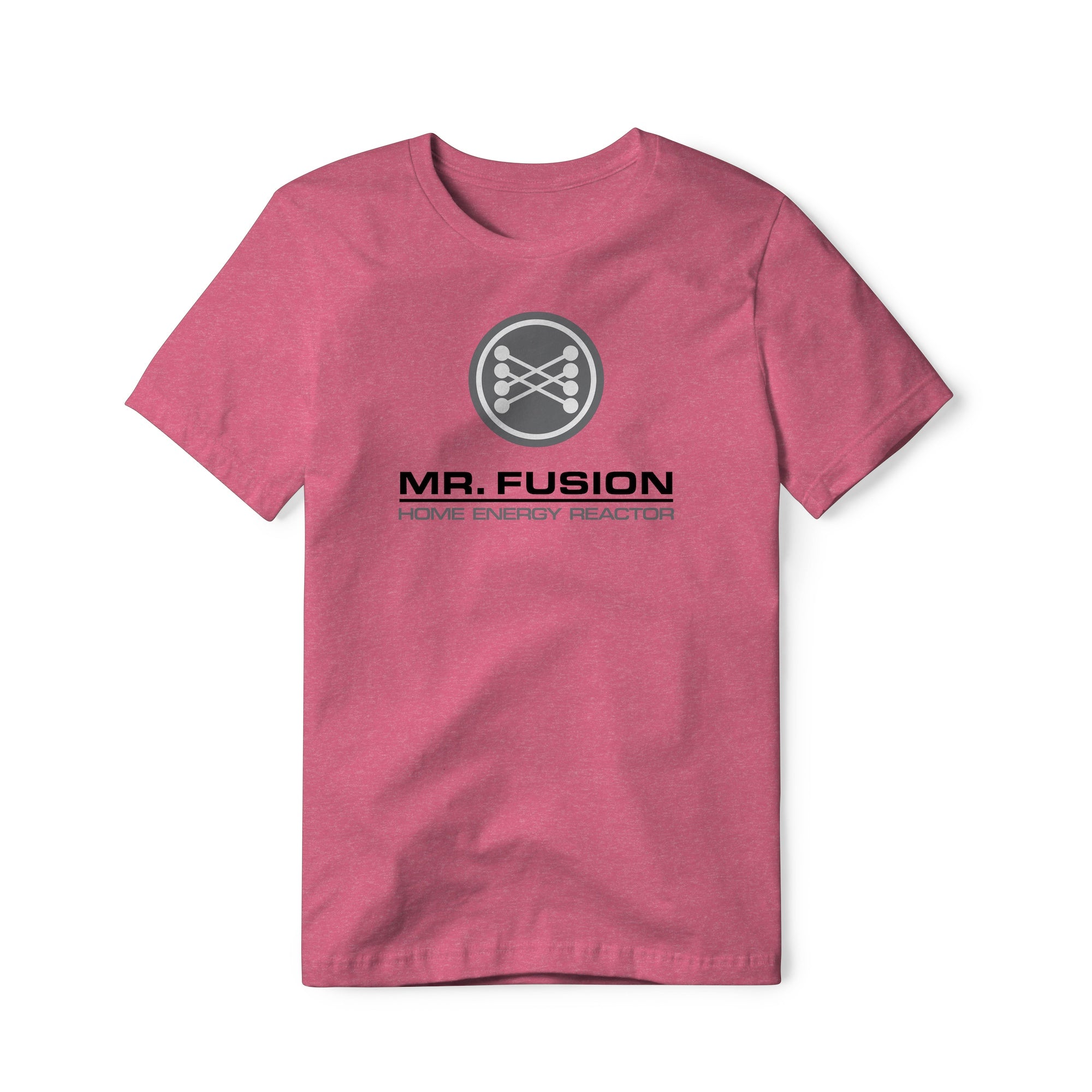 Mr. Fusion Logo : Back To The Future Movie, Cotton/Poly Blend Tee