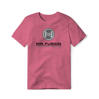Mr. Fusion Logo : Back To The Future Movie, Cotton/Poly Blend Tee