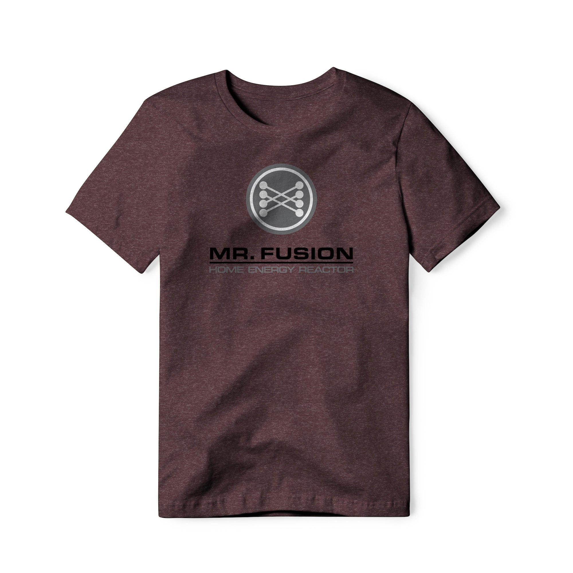 Mr. Fusion Logo : Back To The Future Movie, Cotton/Poly Blend Tee