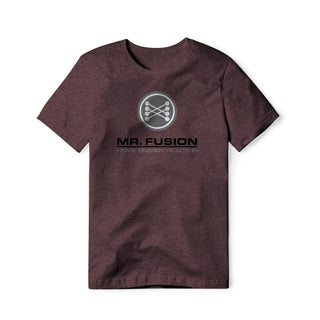 Mr. Fusion Logo : Back To The Future Movie, Cotton/Poly Blend Tee