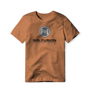 Mr. Fusion Logo : Back To The Future Movie, Cotton/Poly Blend Tee