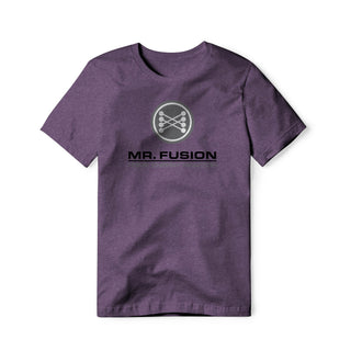 Mr. Fusion Logo : Back To The Future Movie, Cotton/Poly Blend Tee