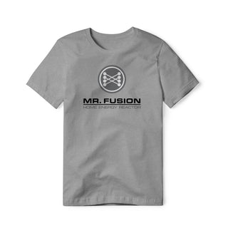 Mr. Fusion Logo : Back To The Future Movie, Cotton/Poly Blend Tee