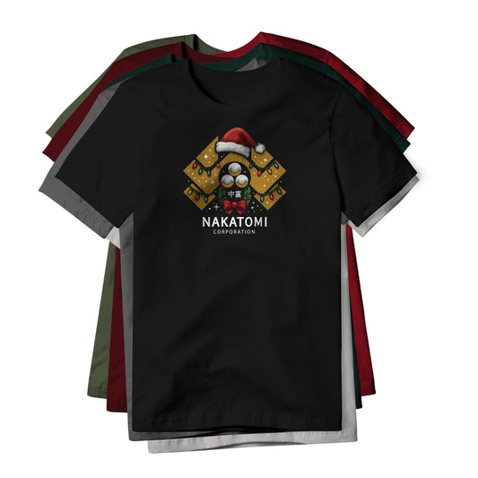 Nakatomi Corporation Logo (Christmas Edition) : Die Hard Movie, Classic Cotton Tee