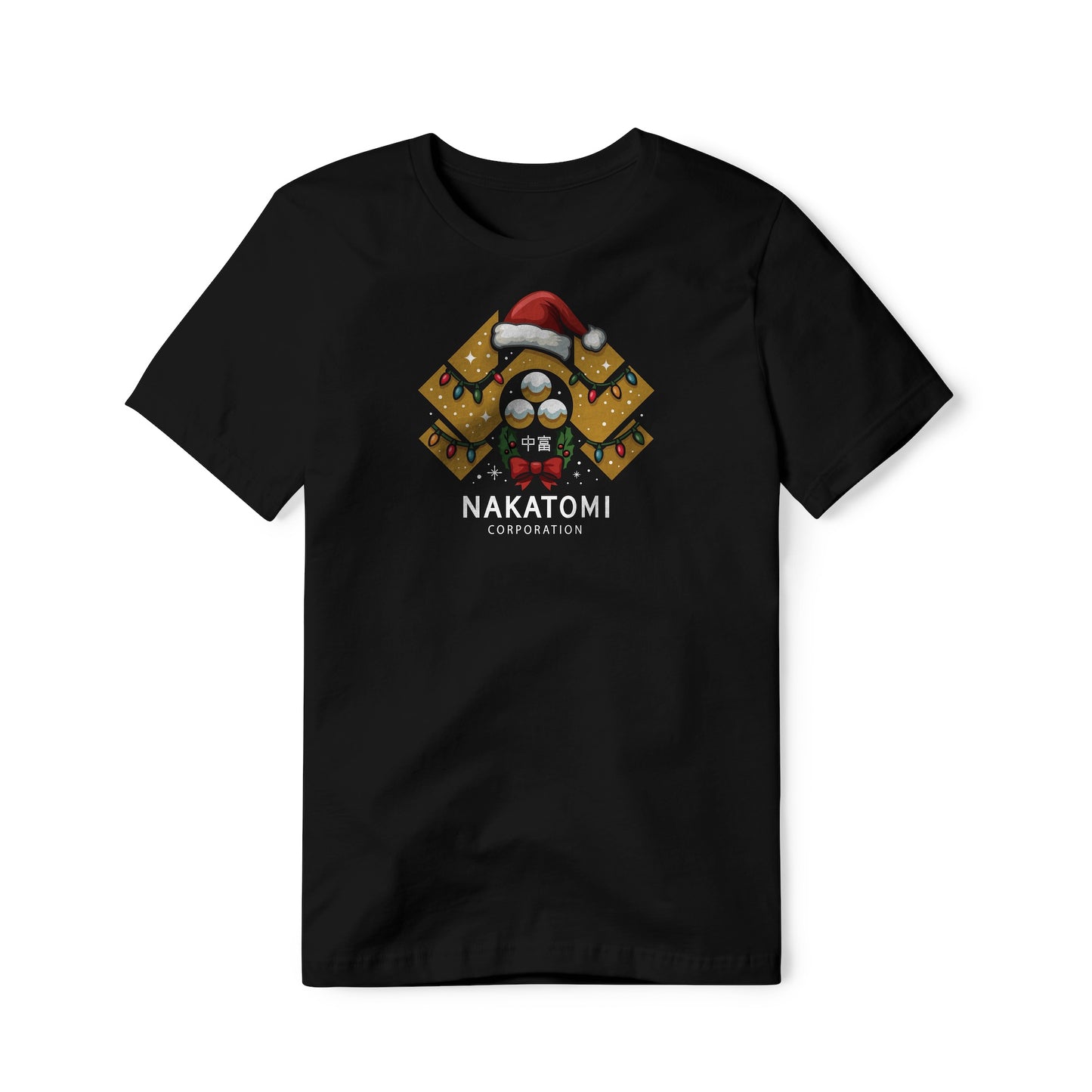 Nakatomi Corporation Logo (Christmas Edition) : Die Hard Movie, Classic Cotton Tee