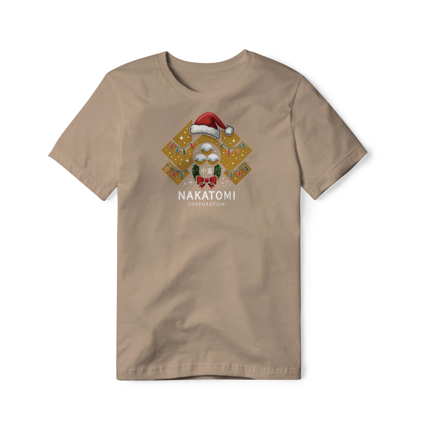 Nakatomi Corporation Logo (Christmas Edition) : Die Hard Movie, Classic Cotton Tee