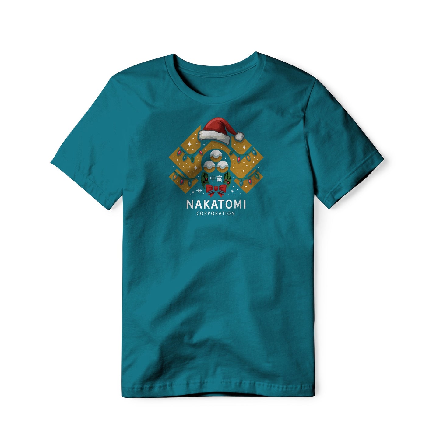 Nakatomi Corporation Logo (Christmas Edition) : Die Hard Movie, Classic Cotton Tee