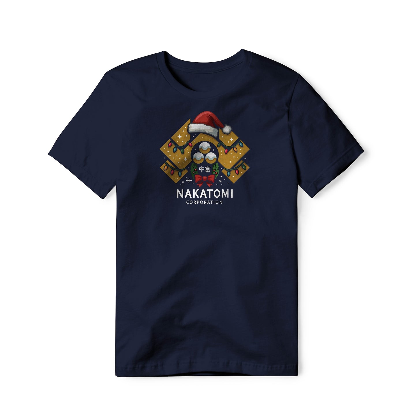 Nakatomi Corporation Logo (Christmas Edition) : Die Hard Movie, Classic Cotton Tee