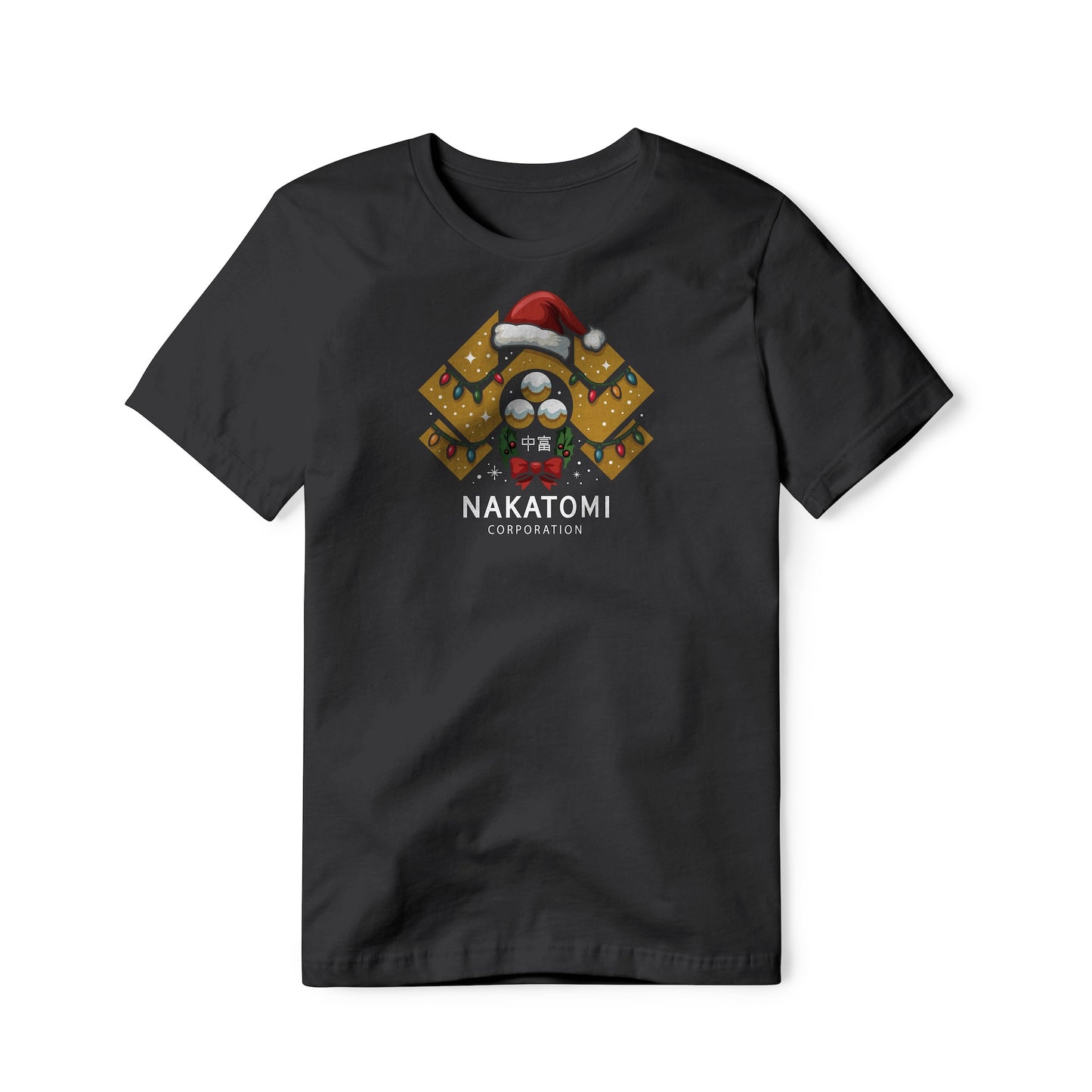 Nakatomi Corporation Logo (Christmas Edition) : Die Hard Movie, Classic Cotton Tee