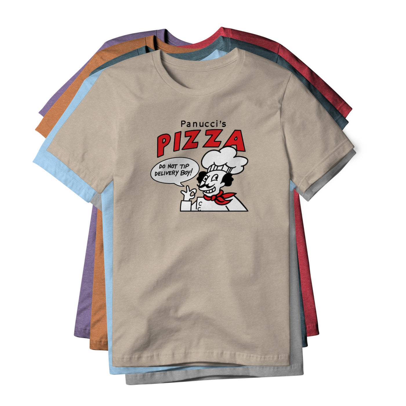 Panucci's Pizza Logo : Futurama Show, Cotton/Poly Blend Tee