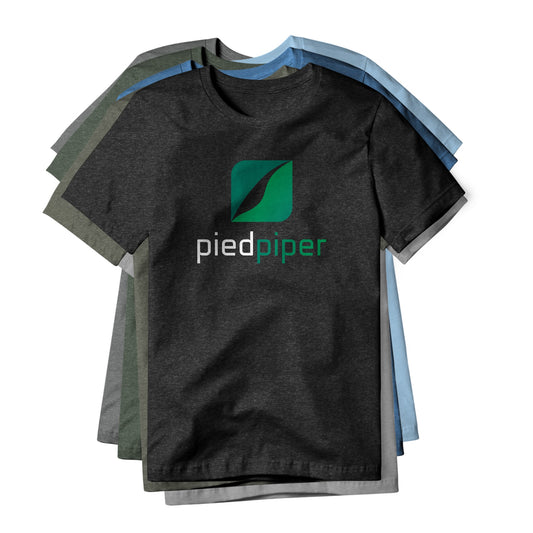 Pied Piper Logo : Silicon Valley Show, Cotton/Poly Blend Tee