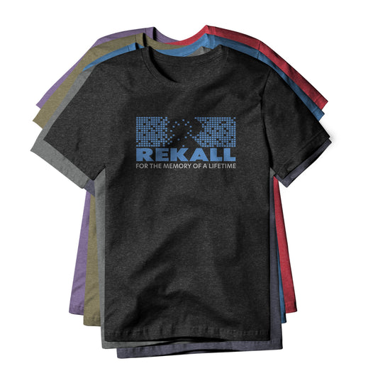 Rekall Logo : Total Recall Movie, Cotton/Poly Blend Tee