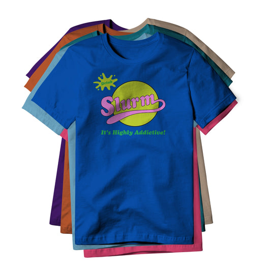 Slurm Logo : Futurama Show, Classic Cotton Tee