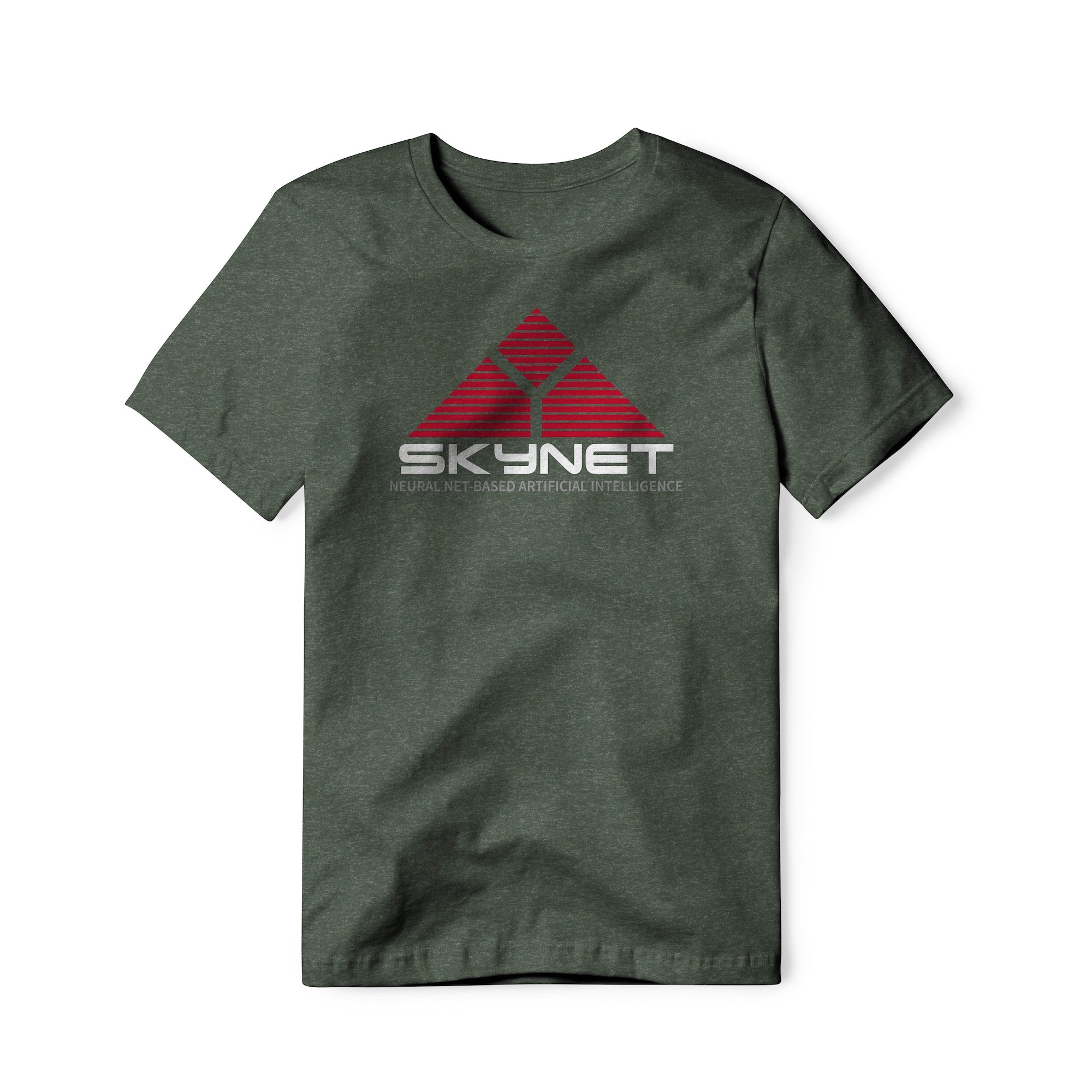 Skynet Logo : Terminator Movie, Cotton/Poly Blend Tee