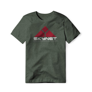 Skynet Logo : Terminator Movie, Cotton/Poly Blend Tee