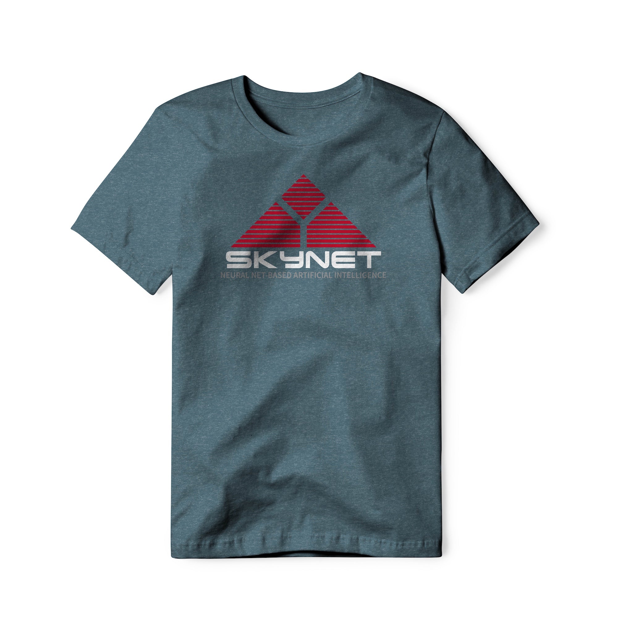 Skynet Logo : Terminator Movie, Cotton/Poly Blend Tee