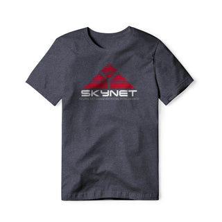 Skynet Logo : Terminator Movie, Cotton/Poly Blend Tee