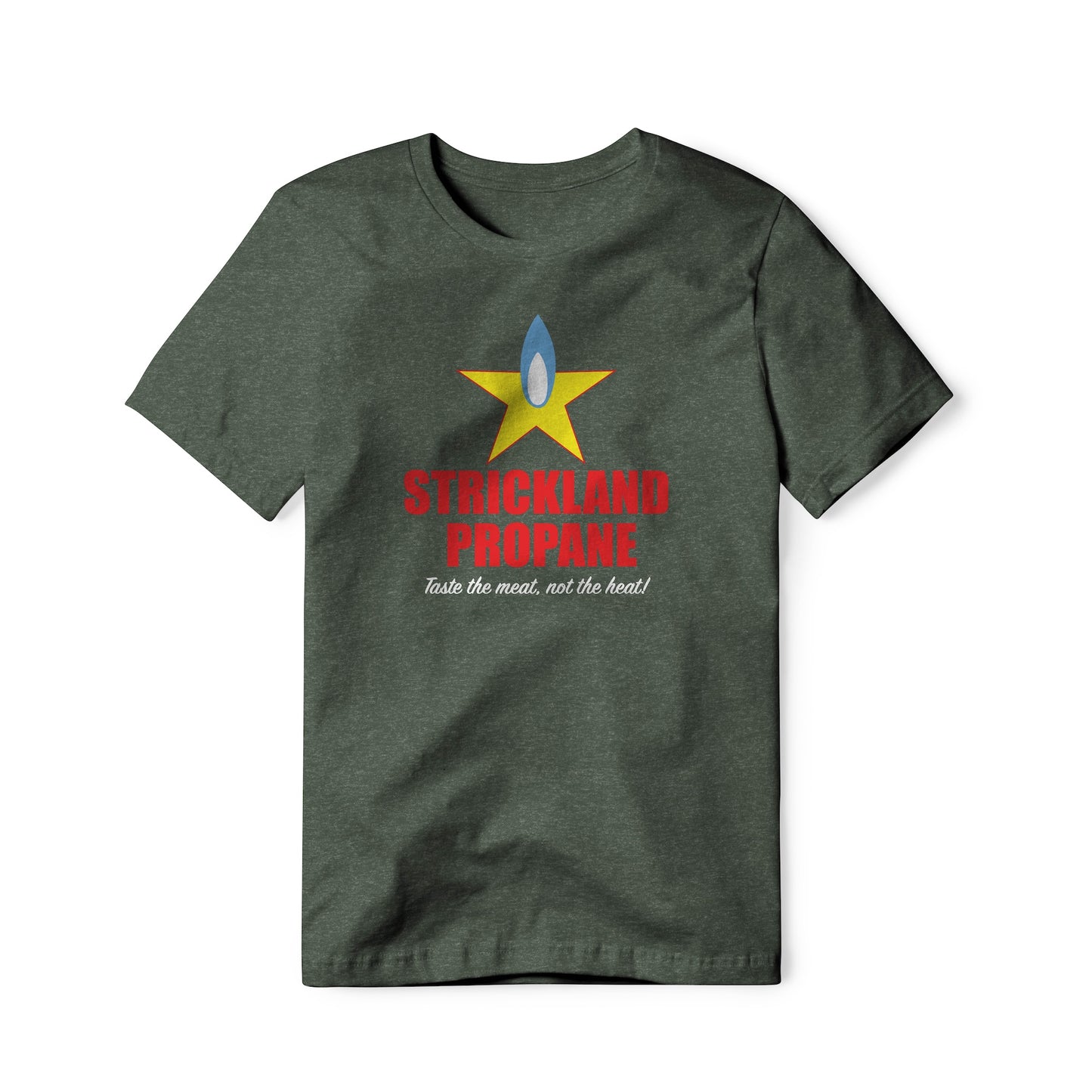 Strickland Propane Logo : King Of The Hill Show, Cotton/Poly Blend Tee