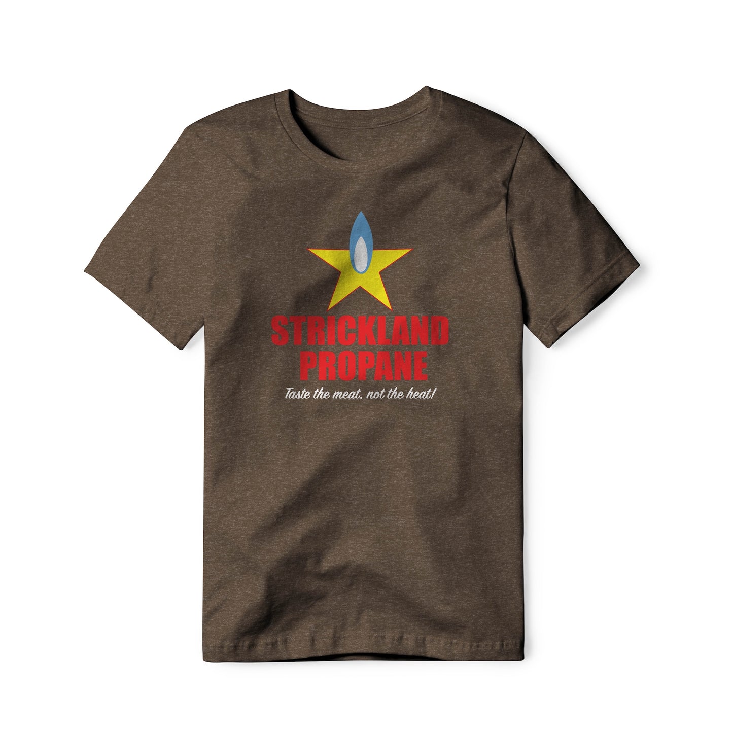 Strickland Propane Logo : King Of The Hill Show, Cotton/Poly Blend Tee