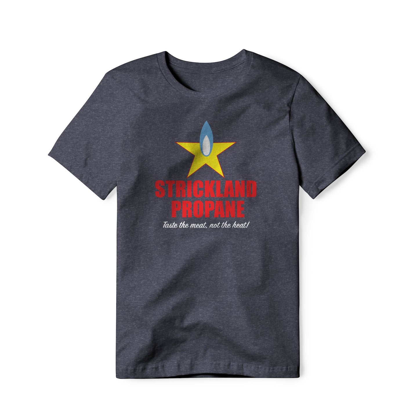 Strickland Propane Logo : King Of The Hill Show, Cotton/Poly Blend Tee