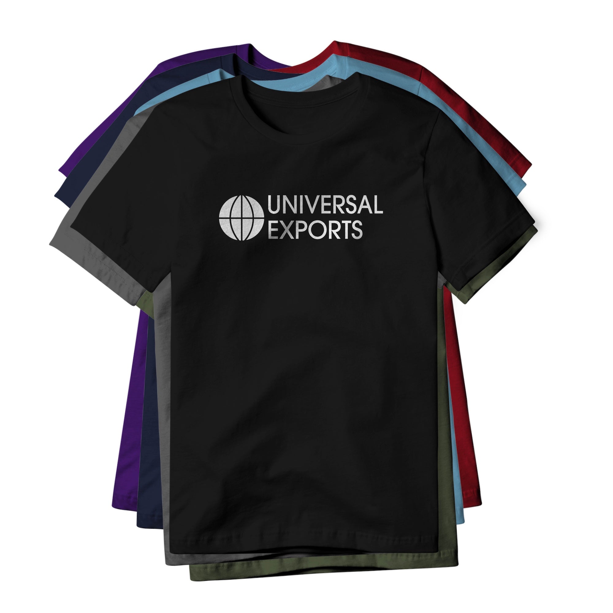 Universal Exports Logo (White) : James Bond Movie, Classic Cotton Tee