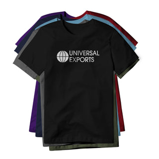 Universal Exports Logo (White) : James Bond Movie, Classic Cotton Tee