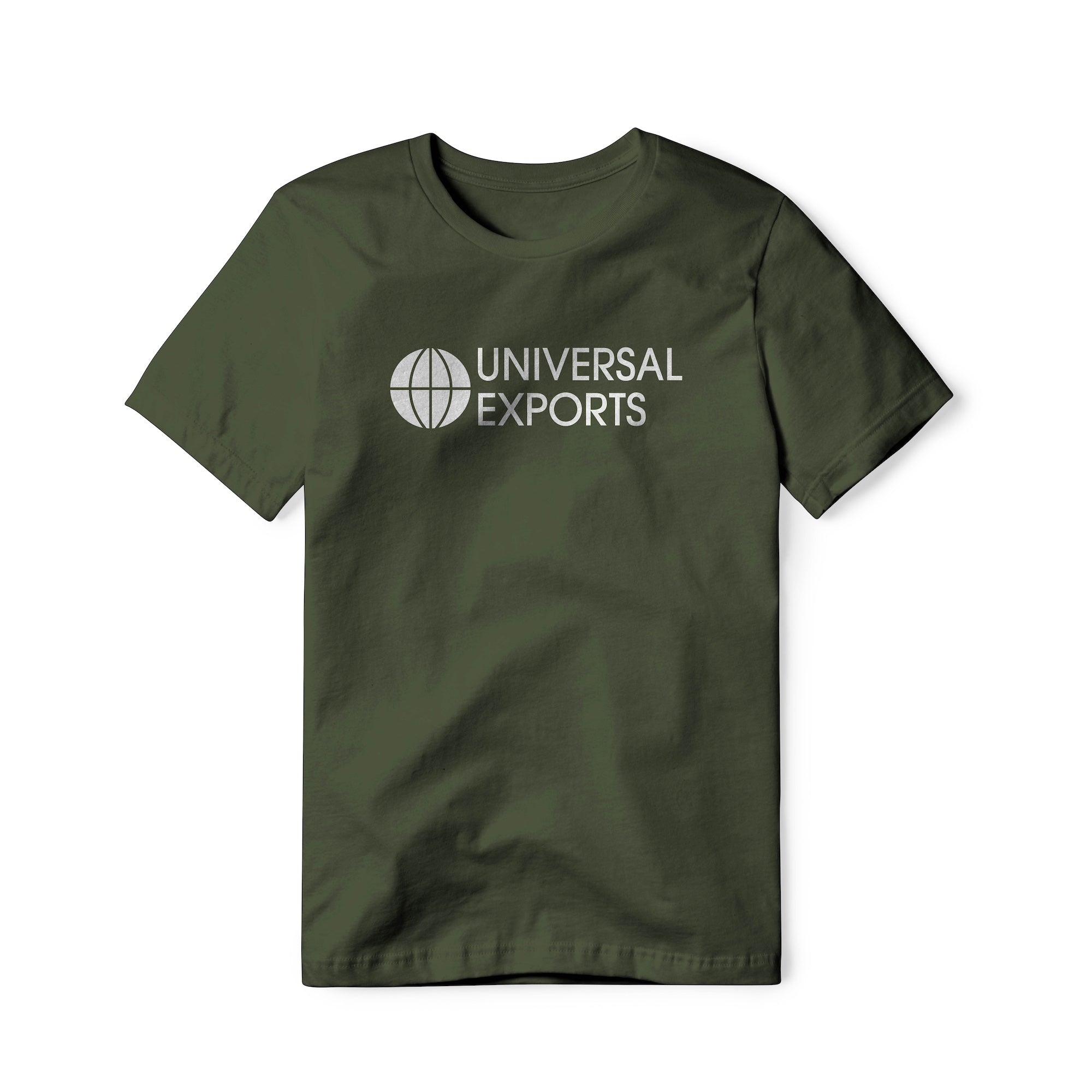 Universal Exports Logo (White) : James Bond Movie, Classic Cotton Tee
