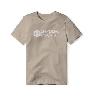 Universal Exports Logo (White) : James Bond Movie, Cotton/Poly Blend Tee