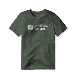 Universal Exports Logo (White) : James Bond Movie, Cotton/Poly Blend Tee