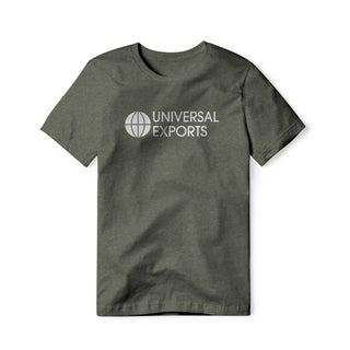 Universal Exports Logo (White) : James Bond Movie, Cotton/Poly Blend Tee