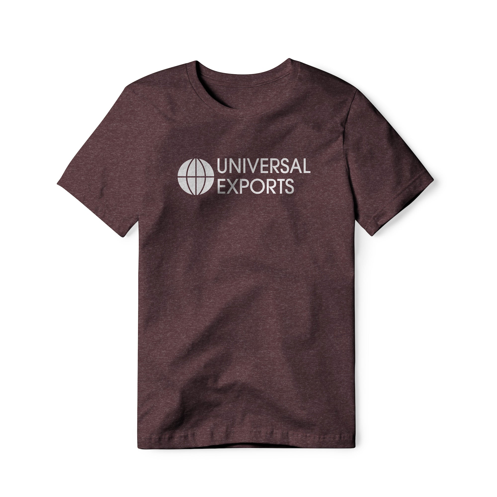 Universal Exports Logo (White) : James Bond Movie, Cotton/Poly Blend Tee