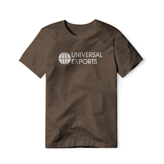 Universal Exports Logo (White) : James Bond Movie, Cotton/Poly Blend Tee