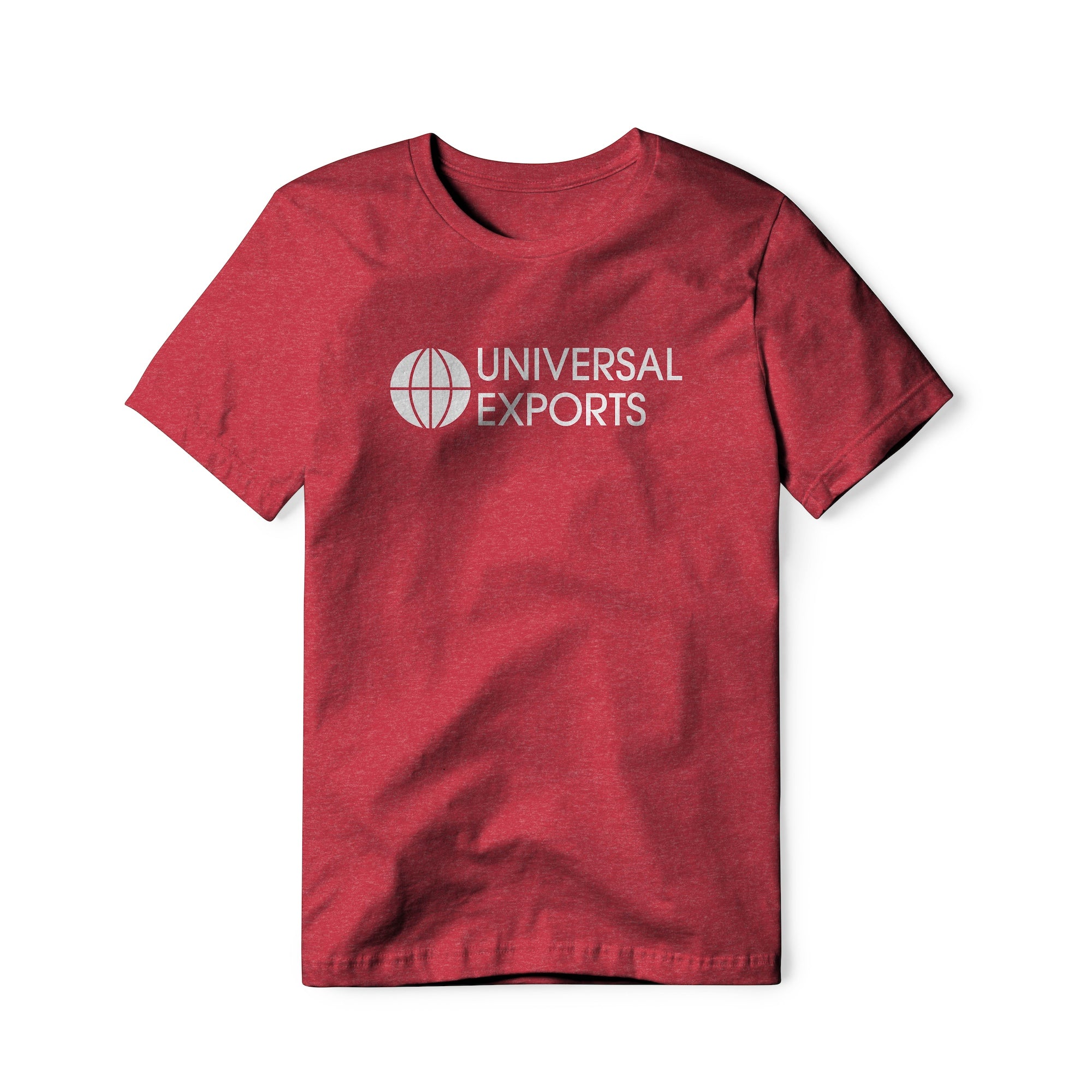 Universal Exports Logo (White) : James Bond Movie, Cotton/Poly Blend Tee