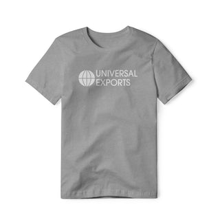 Universal Exports Logo (White) : James Bond Movie, Cotton/Poly Blend Tee