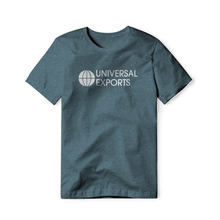 Universal Exports Logo (White) : James Bond Movie, Cotton/Poly Blend Tee