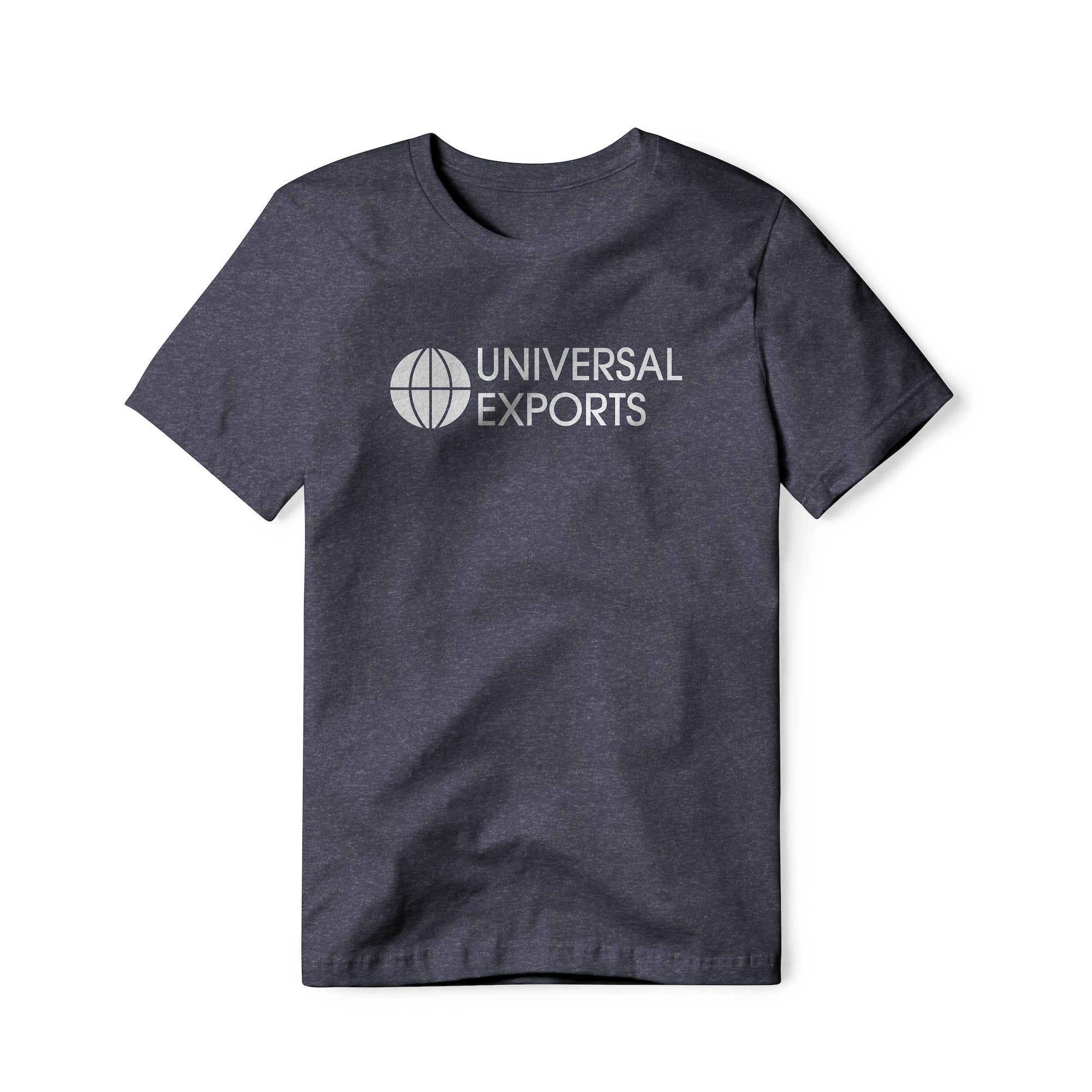 Universal Exports Logo (White) : James Bond Movie, Cotton/Poly Blend Tee